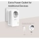 ADAPTOR ΔΙΚΤΥΟΥ ΡΕΥΜΑΤΟΣ TP-LINK TL-PA7017P KIT V4 WHITE 1000Mbps